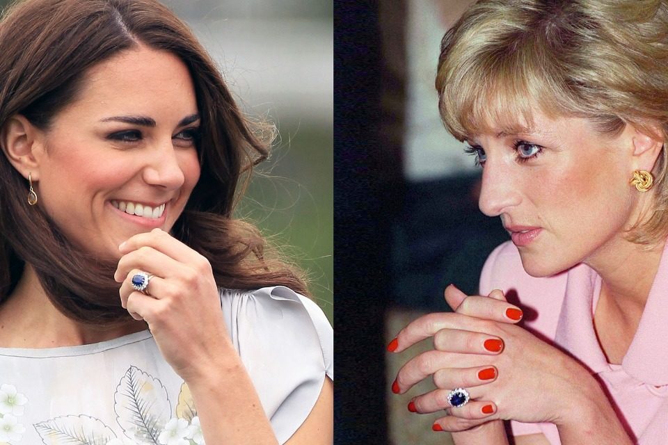 Kate Middleton Diana Gemstone Ring