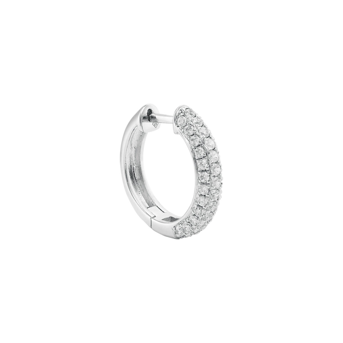 The Keepers - Eternal pave hoops small