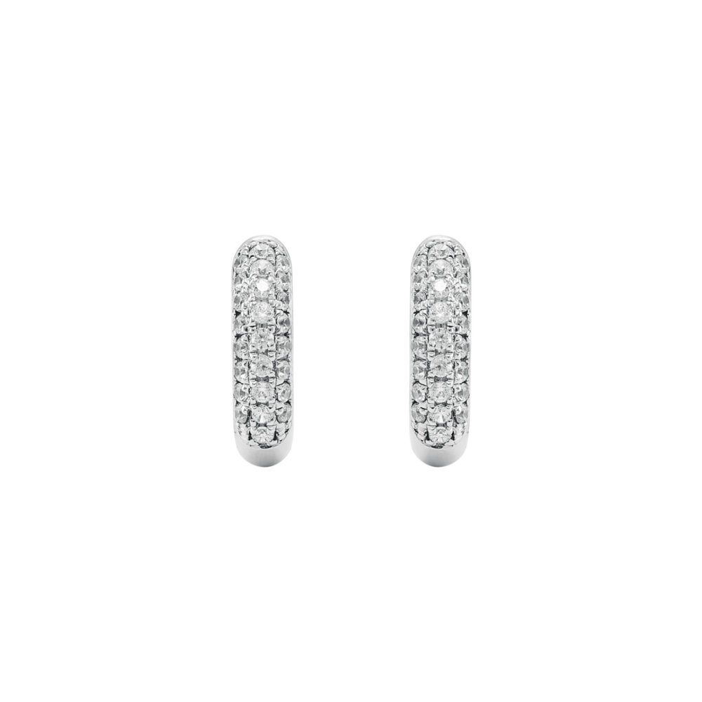 The Keepers - Eternal pave hoops mini