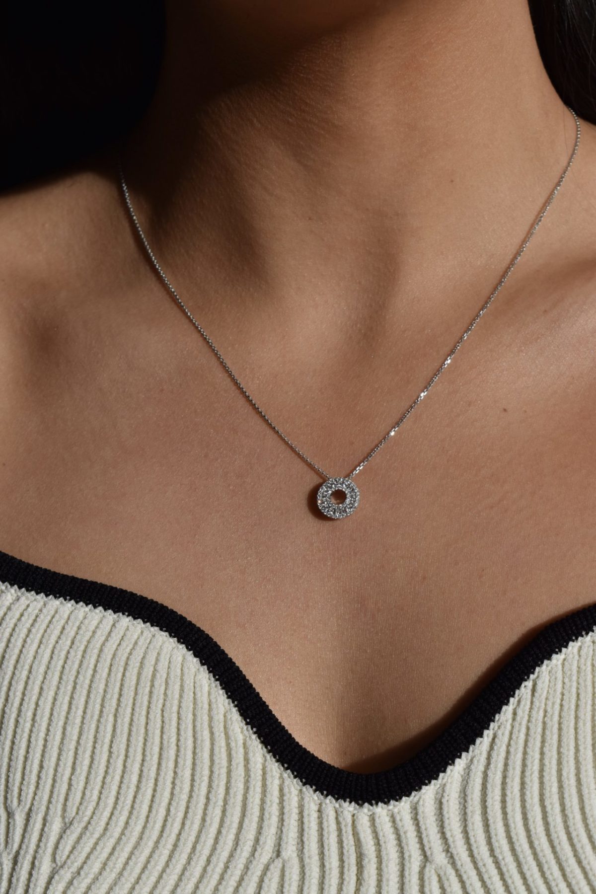 Keepers Collection - 0.50ct The Circle Diamond Necklace