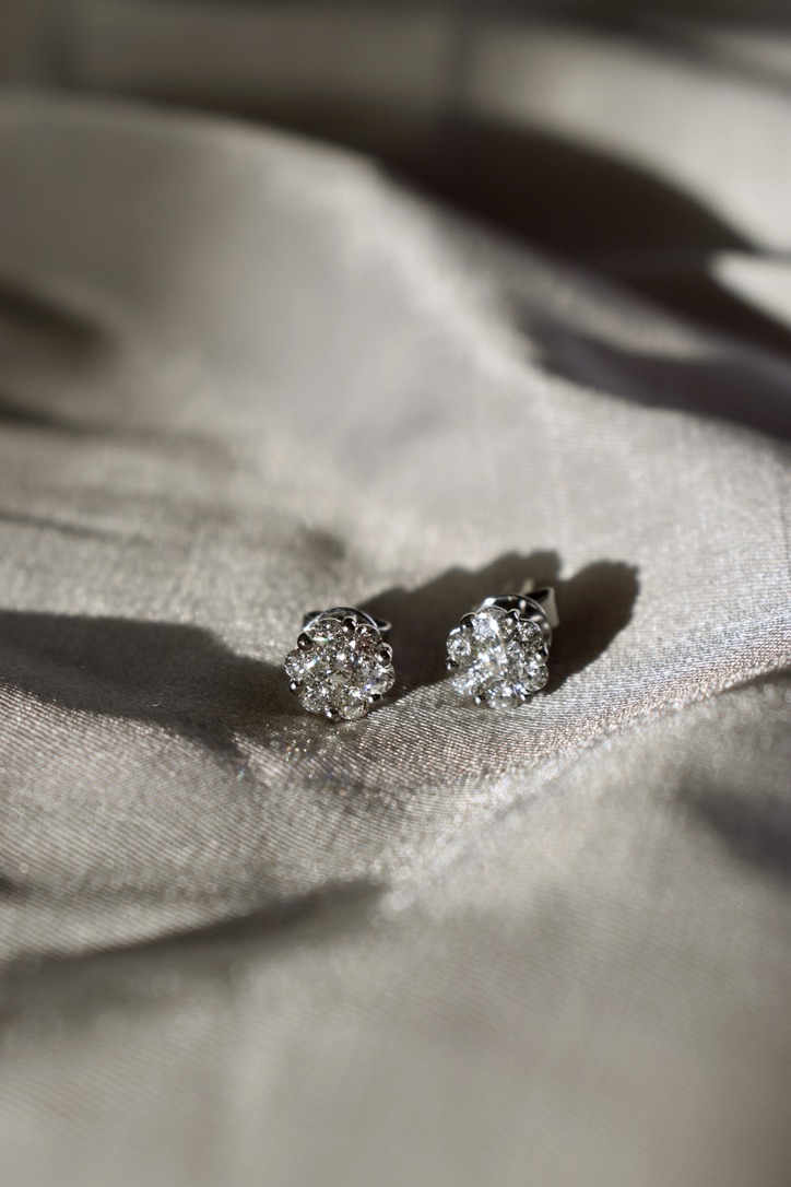 Keepers Collection - 0.82ct Diamond Cluster Stud Earrings 2