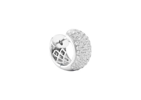 Diamond Huggie Hoops
