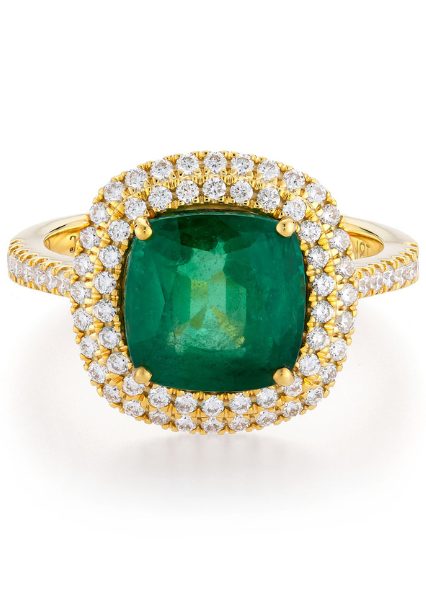 Emerald Engagement Ring